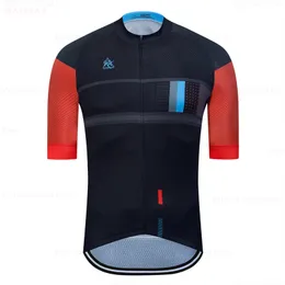 Homens Ciclismo Roupa Raudax 2022 Manga Curta Ropa Ciclismo Verão Ciclismo Jersey Triathlon Bike Jersey Kit de ciclismo uniforme 220105