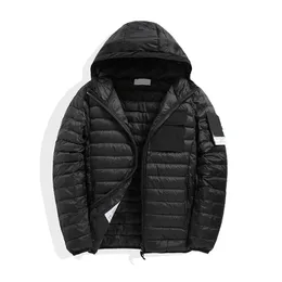 Cptostoney pirat fw konnggonng vinter mens lätta hooded downjacket vit gås lös kappa fritid park1939 201223