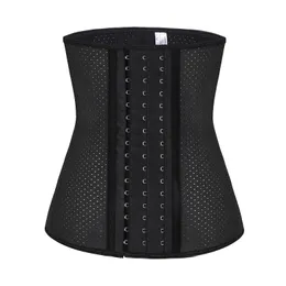 Latex Fabric Waist Trainer Girdle Body Shapers With 9 Steel Bones Abdomen Tummy Shapewear Slimming Straps for Women Beauty DHL Free