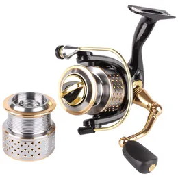 Rosewood Fiação de pesca Reel Spare Spool 1000 2500 Série 8 + 1 Bolas de Rolamento 5.2: 1 Rodas Profissionais Equipamento de Pesca