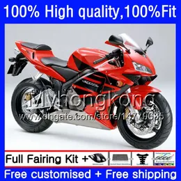 Honda CBR 600F5 600 CC CBR600 RR 2003 2004 49HM.75 CBR600F5 CBR600RR 03 04 CBR 600RR 600 RR F5 03 04 OEMストックレッドホットフェアリング