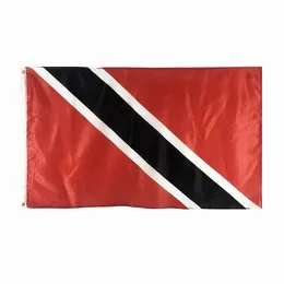 Trynidad Flaga Wysokiej Jakości 3x5 FT Narodowy Banner 90x150cm Festiwal Prezent Prezent 100D Poliester Kryty Outdoor Drukowane flagi i Banery