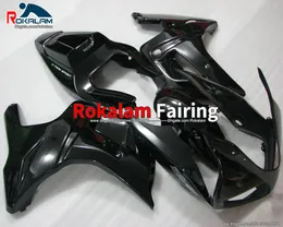 Motorcykeldelar SV650 03-13 Fairings för SUZUKI SV650 2003 2005 2008 2010 2013 SV650S All Black ABS MotoBike Fairings Kit