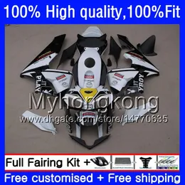 Injection mold For HONDA CBR 600RR 600F5 600CC 600 RR F5 03 04 49HM.134 CBR600RR 2003 2004 CBR600F5 CBR600 RR 03 White black 04 Fairing kit