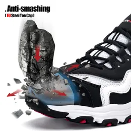 2020 Новости Безопасность Обувь S3 SRC Professional Profection Удобный Дышащий легкий стальной носок против ногтей