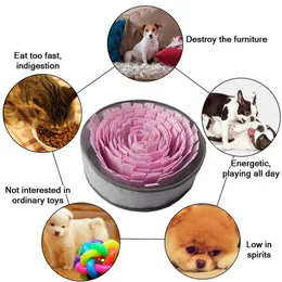 Pet Dog Sniffing Mat Cat Dog Slow Feeding Mat Food Dispenser Relieve Stress Nose Work Toy Dogs Snuffle Mat Training Blanket 2012232142