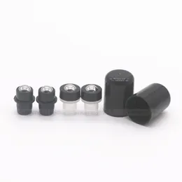 100x tampas de rolo de aço para 18mm/410 tamanho do gargalo Doterra Young Living Garrafas Rolo de vidro Aromaterapia Perfume Roller DIN18