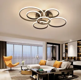 リビングルームの寝室の天井灯のための新しいRC調光対応アプリサークルリングデザイナー