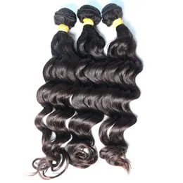 ヘアー製品3束300g自然波ブラジルのバージンの髪の毛未処理の髪の束