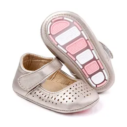 Kleinkind-Schuhe für Babys und Kleinkinder, weiche Gummiunterseite, rutschfeste PU-Mokassins-Schuhe