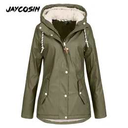 Jaycosin Damska Kurtka Raiczna Outdoor Plus Size Hoodie Wodoodporna Płaszcz Lady Wiatroszczelna Płaszcz Sportowy Moda Mujer 201112