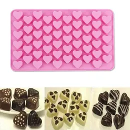 Silicone Ice Tray Mold Heart Love Cake Jelly Chocolate Baking Mould For Oven Microwave Case Bakeware Maker Mold Kitchen Accessories KKD4035