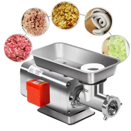 Hot selling multifunctional 1100W household stainless steel electric chopper meat grinder meat mincer food processor sausage filling machine