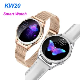KW20 Smart Watch Kobiety IP68 Wodoodporne monitorowanie tętna Bluetooth dla Android iOS Fitness Bransoletka smartwatch