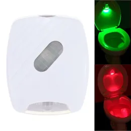 LED Människor Motion Aktiverad PIR Light Sensor Toalettlampa Batteridriven Nattljus Badrum Använd