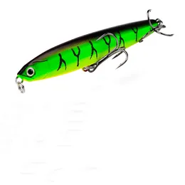 Ny ankomst nedsänkt penna Vib Fiske Lure Hard Bait Minnow Crankbait Life-Like Swimbait Bass Fishing Baits Ställ starka diskantkrokar