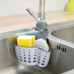 Kitchen Storage & Organization LMETJMA Sink Sponge Drain Holder PP Dishwashing Liquid Drainer Rack Organizer KC0186