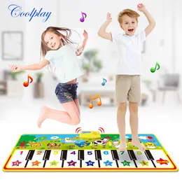 4 Styles Musical Mat with Animal Voice Baby Piano Playing Carpet Music Game Instrument Toys Early Educational Toys for Kids Gift LJ201113