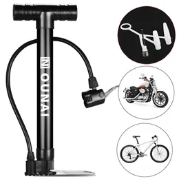 Bicycle Pump Manual Air Tire Inflator Mountain Bike Road Portable Mini Blue Ball Toy Tire 220225