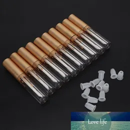 20PCS glansrör 2.5ml behållare Tom läppglansrör DIY Läppstiftflaska Container Makeup Tool Gold Lip Gloss Bottle