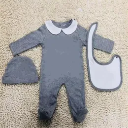生まれたばかりの赤ちゃん男の子の女の子服の高級表100％コットン長袖ジャンプスーツ幼児ロンパースカジュアルな赤ちゃん服セット