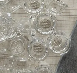 Ersatzglas-Siebschalen für Silikonpfeifen mit 9 Wabenlöchern, Rauchzubehör für Handpfeifenrauch