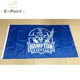 NCAA Hampton Pirates Flag 3*5ft (90cm*150cm) Polyester flag Banner decoration flying home & garden flag Festive gifts