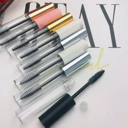 2021 Gorąca sprzedaż 10 ml Puste Lip Gloss Tubes Eyelash Wzrost Płynny Butelka Makijaż Tube Ipgloss Rurki Plastikowe Butelki Czapka z pędzlem