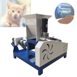 Dog Food Puffing Machine Animal Pet Catfish Shrimp Food Making Extruder Floating Fish Feed Pellet Machine