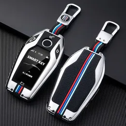 Zinc Alloy Car LED Display Key Cover Case Shell for BMW 5 7 Series G11 G12 G30 G31 G32 I8 I12 I15 G01 G02 G05 G07 X3 X4 X5 X7305u