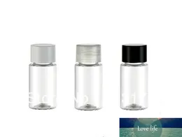 10ml Screw Cap Bottles,Empty PET Shampoo Bottle Clear Small Sample Vials Cosmetic Packing Container
