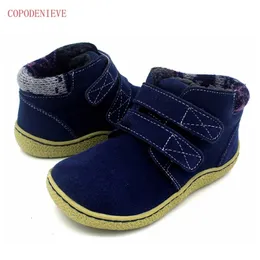 COPODENIEVE inverno dei bambini ragazza stivali casual in pelle naturale scarpe ragazzo traspirante LJ200911