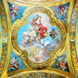 Custom European church 3d wallpapers ceiling living room bedroom ceiling murals hotel peint Waterproof