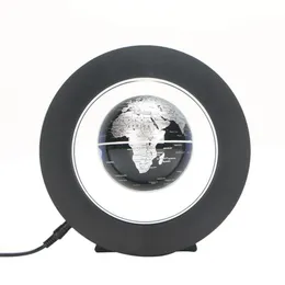 Lewitacja magnetyczna Globe Globe 4 "z kolorowymi światłami LED o kształt Antivity Levitacja magnetyczna Obrotowa mapa świata dla dzieci prezent