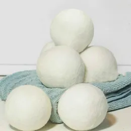 Tvättservice Rengör Ball Reusable Natural Organic Laundry Fabric Softener Ball Premium Organic Wool Dryer Balls