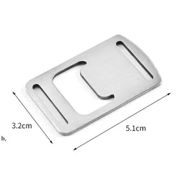 Ze stali nierdzewnej Neck Neck Opener Part Otwieracz do butelek Piwo BAR Outdoor Travel Bar Narzędzia kuchenne RRE12637