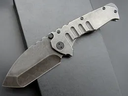 İyi MDF-2 Katlanır Blade Bıçaklar Taş Çelik Kolu 440 Bıçak Avcılık Taktik Bıçak Açık Kamp Bıçak EDC Araçları Yıkanmış