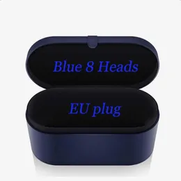Blue Gold Pink Multi-Function Hair Styling-enhet Hårtork Automatisk Curling Iron Presentlåda för grovt och normalt hårkörningsjärn 2021