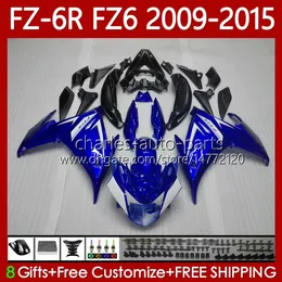 Moto Body for Yamaha FZ6 FZ 6 R N 600 6R 6N FZ-6N 09-15 Bodywork Factory Blue 103No.2 FZ600 FZ6R FZ-6R 09 10 11 12 13 14 15 FZ6N 2009 2010 2011 2012 2013 2014 2015 OEM Fairings