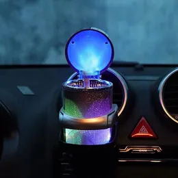 Luminous Car Aftaret Aftaret Ashtray Pojemnik na kubek dym