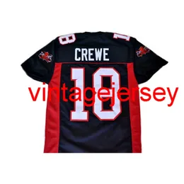 American Football Jersey EJ Paul Crewe #18 The Longest Yard Mean  Machine 100% Stitched Retro Jersey Black