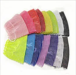 Diamond Mask Colorful Mesh Masks Bling Diamond Party Mask Rhinestone Grid Net Mask Dance Club Mouth Cover Washable Sexy Hollow Masks LSK1578