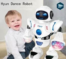 Giocattoli educativi per bambini robot elettrico musica leggera a LED abbaglia spazio danza robot giocattolo Baby Music p169