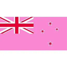 New Zealand Rainbow Flag 3x5 FT LGBT Pride Gay Banner 90x150cm Festival Party Gift 100D Polyester Indoor Outdoor Printed Flags and Banners