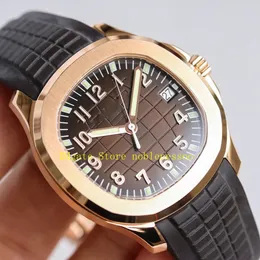 3 estilos 3k fábrica cal 324 s c relógio masculino 40mm 18k rosa ouro marrom mostrador 5167r 5167 1a 904 pulseira de aço inoxidável borracha 3kf auto267g
