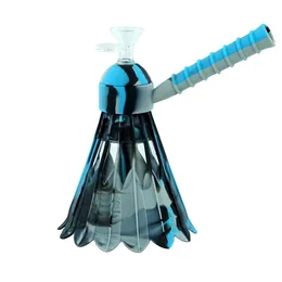 DHL shippping! Forma submarino Dab tubulação de água Rig silicone Bongo de vidro Plataformas de petróleo erva bubbler Bongs tigela de silicone com quartzo banger colorido