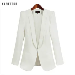 Plus Storlek 5XL Kvinnors Suitjacka 2019 New Spring Autumn Långärmad Vit Blazer för Women Office1