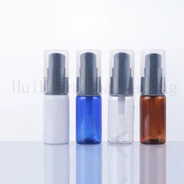 50шт 15ml пустые бутылки лосьона пластиковые с дозатором, 15cc ясно шампунь ПЭТ оптовой 0,5 унции косметики