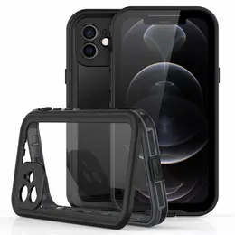 Redpepper Waterproof Case Shockproof Dirt-resistant Diving Underwater Cases Cover for iphone 13mini iphone 12 Pro Max