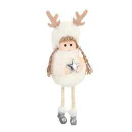 Carino fai da te decorativo partito giocattolo albero pendenti soggiorno peluche casa festival ornamenti regalo bambola angelo di natale bambini1